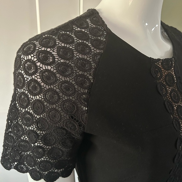 Suncoo Paris Lace Insert Dress Keyhole Back NWT - Picture 2 of 10